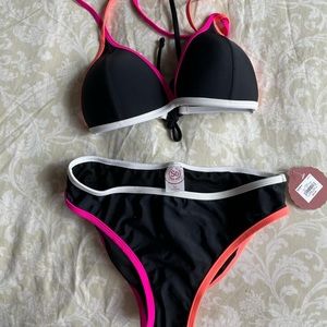 Black and Neon Bikini